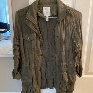 Full Tilt Brand - Army Green Utility Jacket (Size Medium)